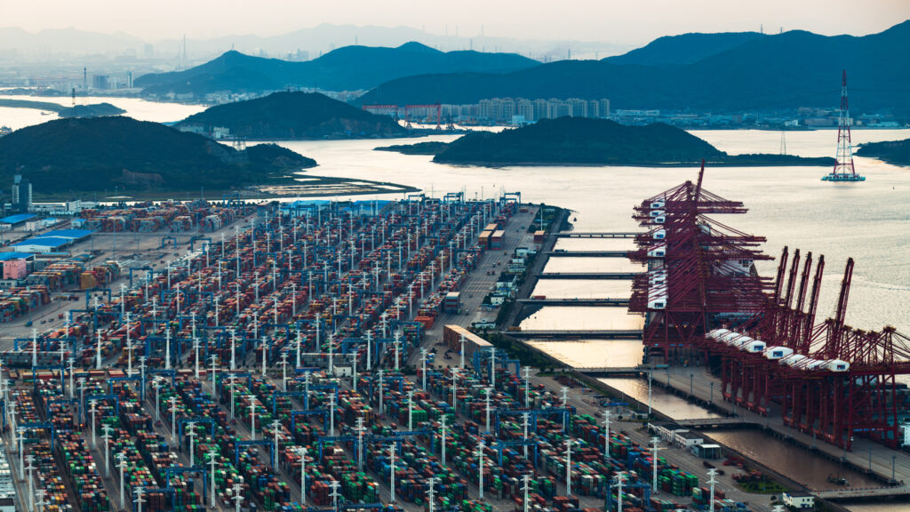 Image of Ningbo Port, China