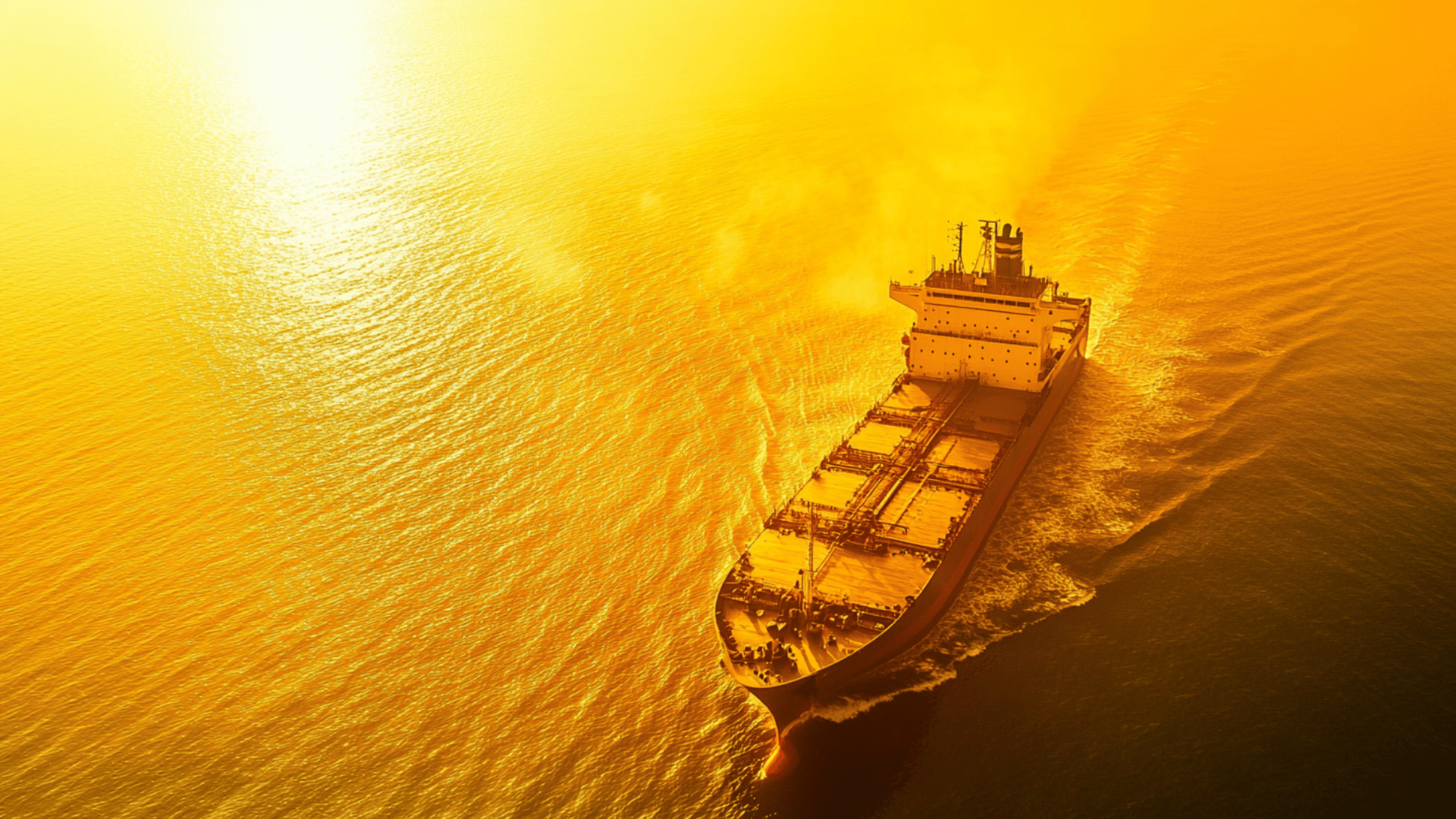 Yellow Ocean with Yellow Boat